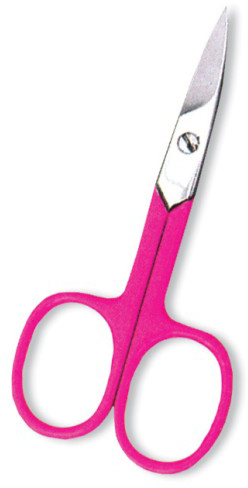 Nail Scissor. Half Color Coating.